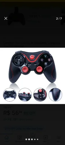 Controle Genérico - Android, Pc (Bluetooth Ou Cabeado)