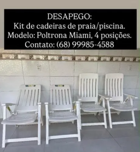 Cadeiras de piscina 