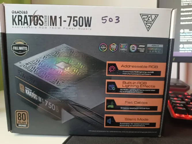 FONTE GAMDIAS 750W