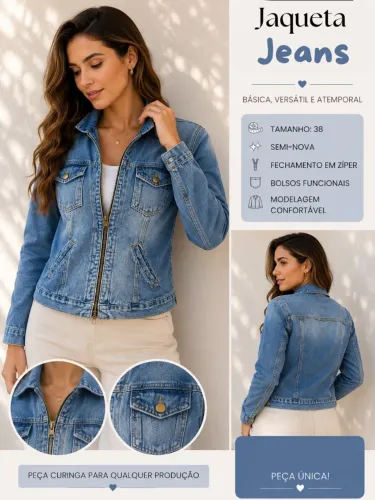 Jaqueta Jeans