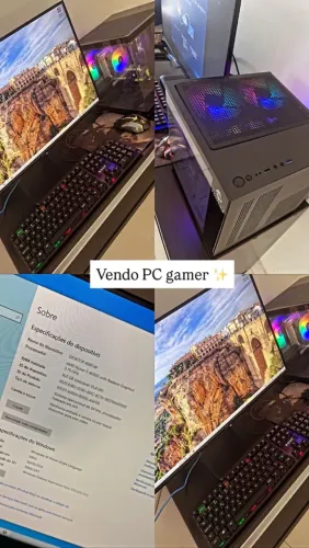  PC Gamer Ryzen 5 4600G + 16GB RAM + Monitor Acer 27