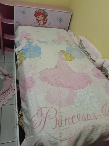 Cama infantil bicama menina