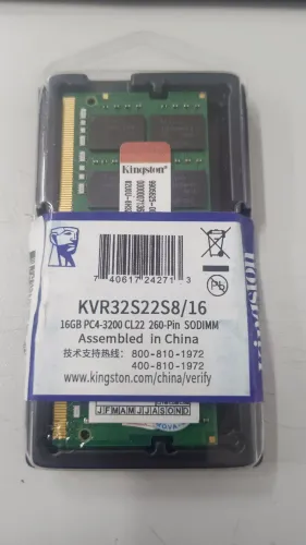 Memória Kingston DDR4-16Gb Notebook - Novo