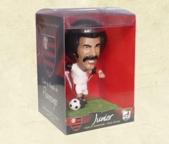Mini - Craque do Jogador Júnior (Flamengo), Novo, Lacrado na Caixa Original do Produto