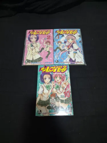 Mangá To love-Ru Vol.1,Vol.2 e Vol.10