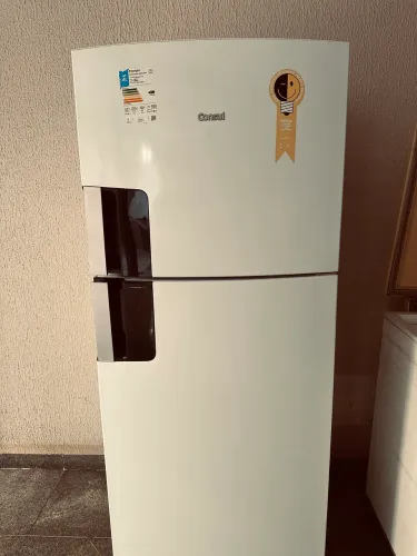 Geladeira consul frost free 410 litros, com controle de temperatura, modelo crm 50h branca