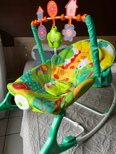 Cadeira De Descanso Bebê Vibratória Reclinável 18 Kg