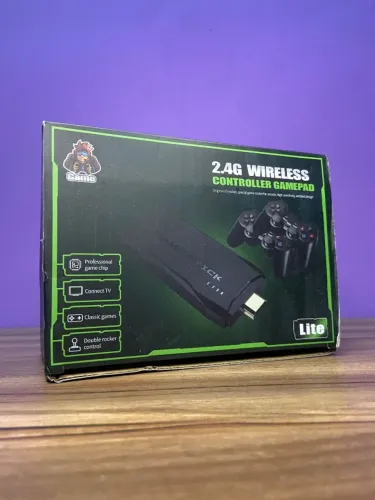 Video Game Stick 4k 10mil Jogos Retrô Super Nintendo, 2 Controles Sem Fio (Controller Game