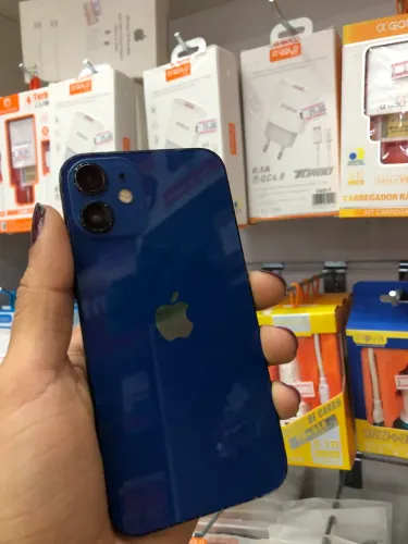 IPHONE 12 MINI + CARREGADOR + PELÍCULA + CAPA