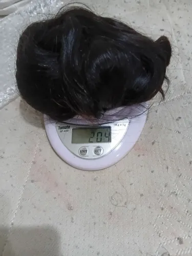 Vendo cabelo humano 45 cm com 200 gramas andulado leve