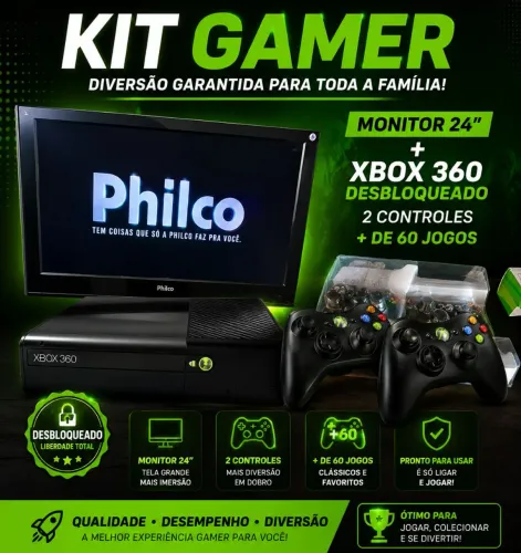 Monitor + xbox 360