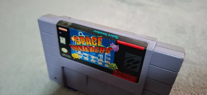 Jogo - Space Invaders- Snes (Super Nintendo) - Original