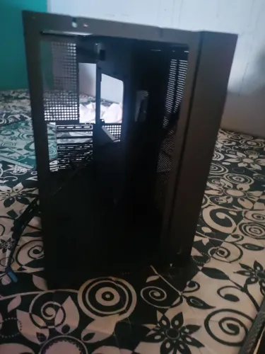 Gabinete gamer Rise mode Galaxy Glass Standard, Mid tower, ATX, lateral e frente de vidro 