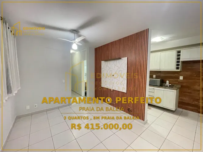 Seu Novo Lar: Apartamento de 3 Quartos com Suíte na Praia da Baleia