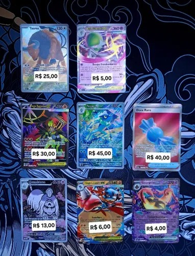 Cartas Pokémon IR, Ex, Promo e Mega - Lote 02