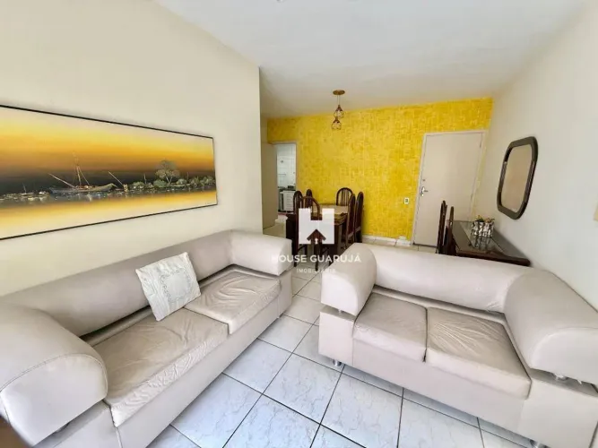 Apartamento com 3 dormitórios para alugar, 80 m² por R$ 3.000,00/mês - Enseada - Guarujá/S