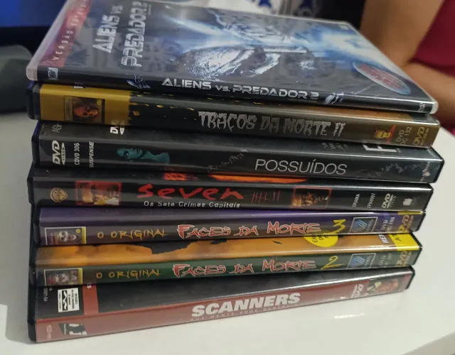Lote filmes terror dvd