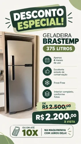 GELADEIRA BRASTEMP | vender logo!!!!