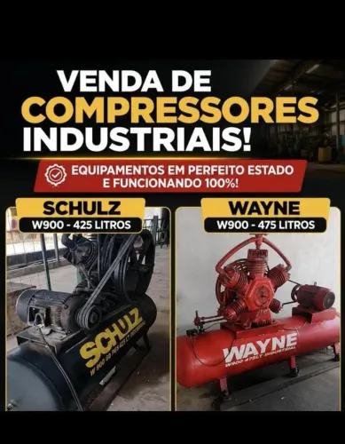 Compressor de ar industrial 425 litros