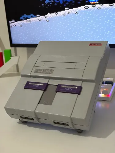 Super Nintendo Completo + Super Mario World