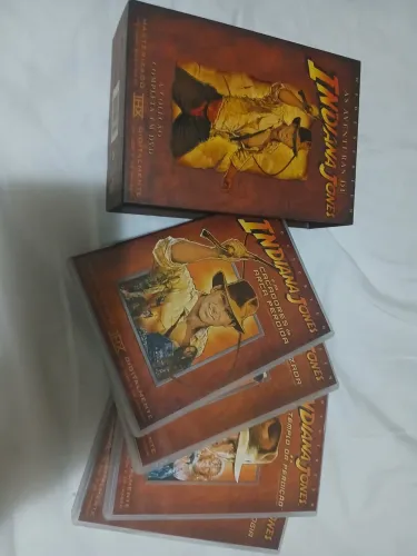 Dvd trilogia indiana jones harrison ford george lucas steven spielberg