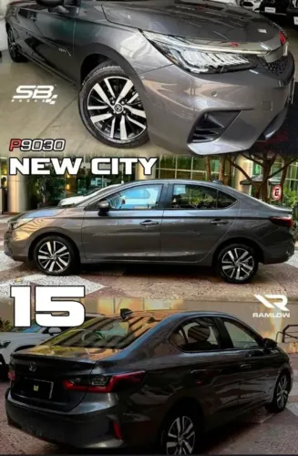 Rodas aro 15 Honda New City preta com diamantado 4x100 novas
