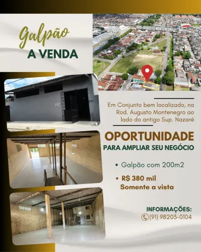 VENDO: Galpão no conjunto Orlando Lobato (Somente a vista)