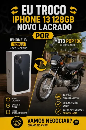 iPhone 13 novo lacrado apenas para troca 