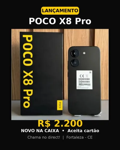 Poco x8 pro lançamento 