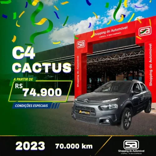Citroen C4 Cactus Feel Pack 1.6 16V Flex AUT 2023