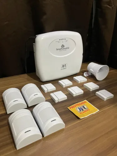 Kit Alarme JFL SmartCloud 32 Completo - 14 Itens - Novo c/ Nota