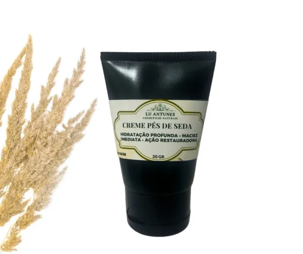 Creme para Pés Rachados Pés de Seda 30g | Ureia + Pedra-Hume | Hidratação Profunda