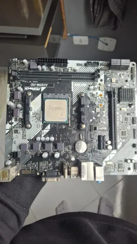 Kit placa mãe A320M Asrock + Ryzen 5 4650G