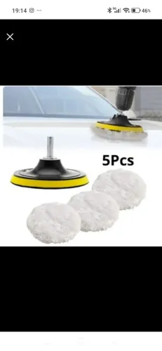 Kit para polimento adaptável em furadeira ou parafusadeira