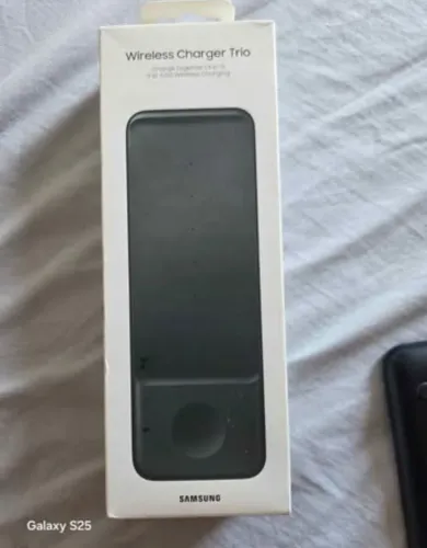 Carregador por indução Samsung 3 em 1 <br>- importado EUA - não existe esse modelo aqui