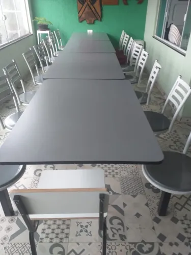 Mesas cadeiras lanchonete restaurante