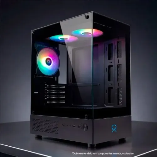 Gabinete Gamer OX Mars Sem Fonte e Sem Fan