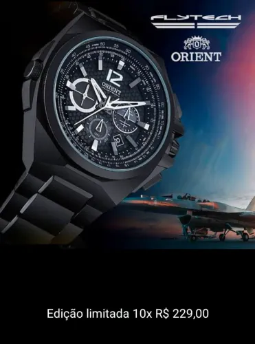 Orient Flytech Cronógrafo Solar