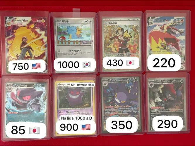 (Vendo separado) Cartas Pokémon