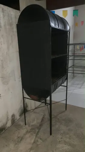 Churrasqueira grande de dois andares 