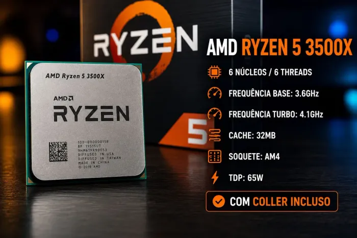 Processador Ryzen 5 3500x