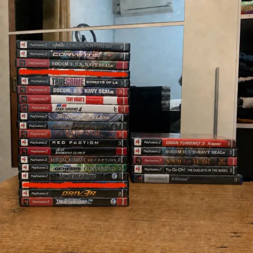  Lote de 22 Jogos ps2 playstation 2 play originais