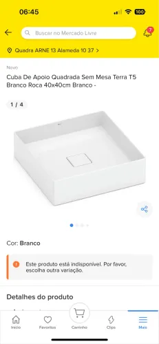 Cuba Roca 40x40 Branco