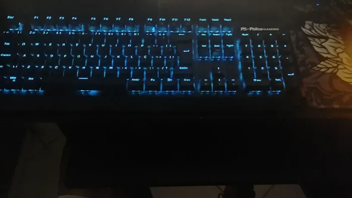 Teclado gamer Lg Philco(switch marrom)