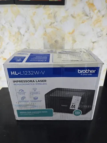Impressora Laser Brother Hl-1232 Wifi Monocromatica, nova, com nf sem uso!
