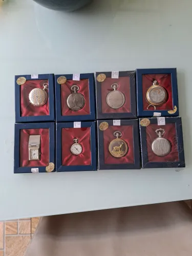 Relógios de bolso retrô antigo coleção