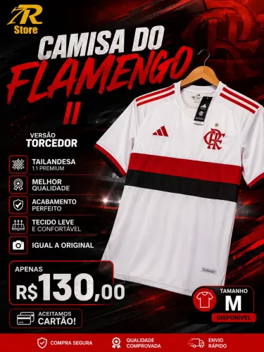 Camisa do flamengo ll uniforme