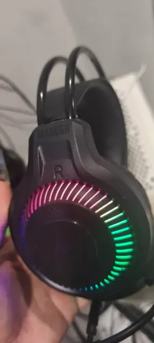 Fone de ouvido Gamer Mancer Argb