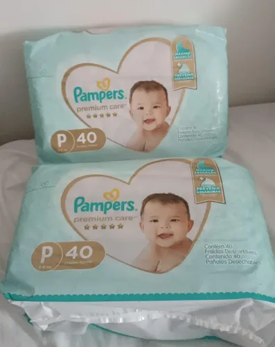 Fralda Pampers Premium Care P 40 unidades