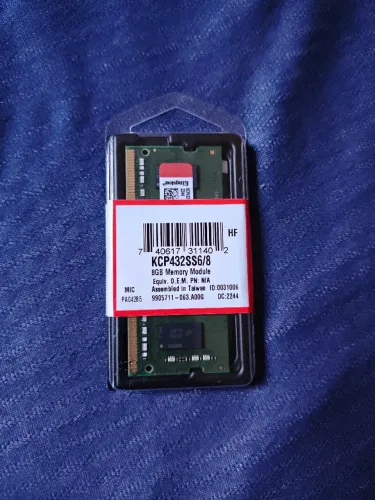 Memória RAM DDR4 3200MHz (Notebook) 8GB Kingston NOVO
